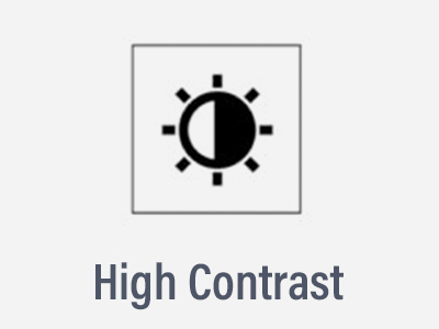 high-contrast