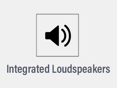 integrated speakers